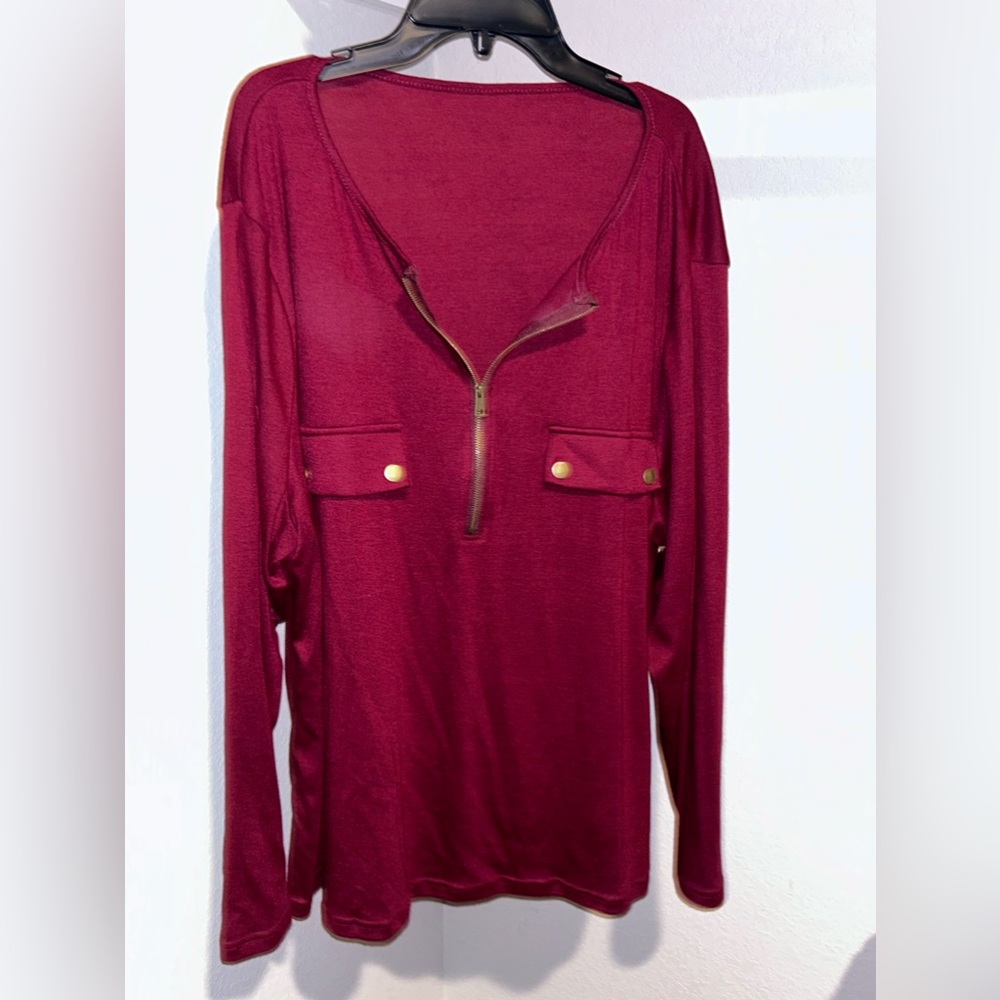 Maroon blouse